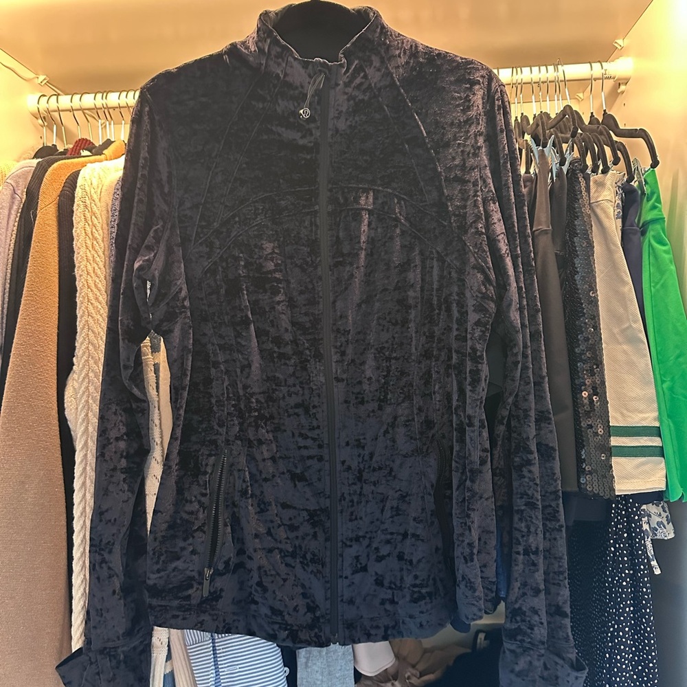Crushed Velvet Define Jacket. Size 16.